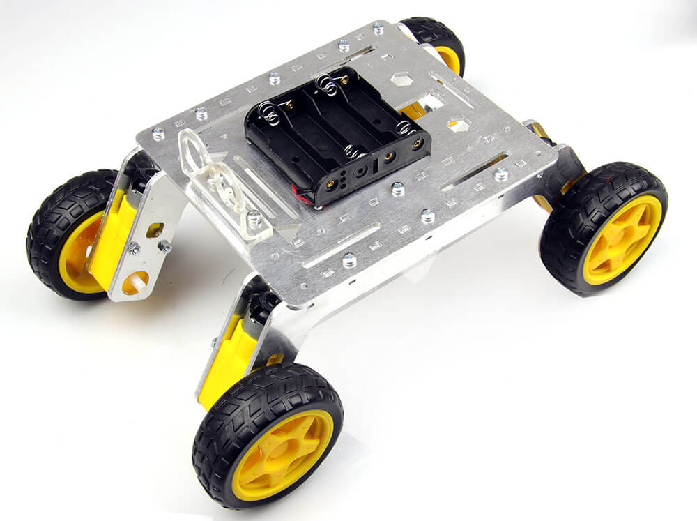 Robotic Crawler Mobile Base Kit - Aluminum Frame – Firgelli Robots