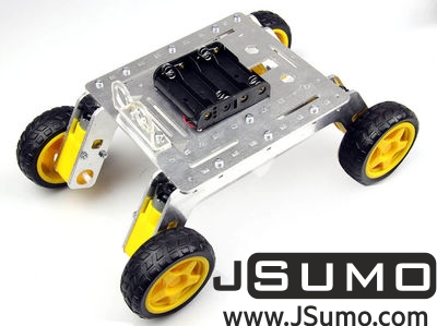 Jsumo - Rover 4WD Explorer Mobile Robot Chassis (Aluminum Body)