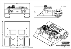 Shogun Mini Sumo Robot Kit (Full Kit - Not Assembled) - Thumbnail