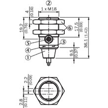 Sick GRTE18S-P1342 400mm Diffuse Type Sensor