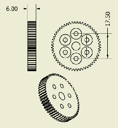 Steel Gear Bundle (0,6 Module - 4,30:1 Reduction) - Thumbnail