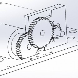 Steel Gear Bundle (0,8 Module - 6,42:1 Reduction) - Thumbnail