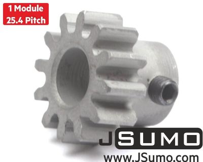 Jsumo - Steel Motor Pinion Gear (1 Module - 12 Tooth)