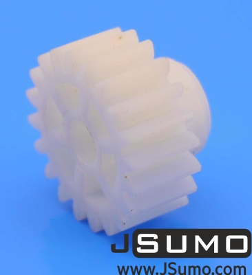 Stock Hard Plastic Spur Gear (1 Module - 20 Tooth)