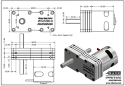 Symtec Q Gearmotor (12V 1450 RPM 9.28:1 44 Kgcm) (PRE-Order Arrival end of MAY) - Thumbnail