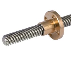 T8x8 Lead Screw and Nut Set (200mm Length) - Thumbnail