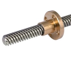 T8x8 Lead Screw and Nut Set (250mm Length) - Thumbnail