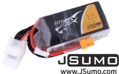 Tattu - Tattu 14.8V 650 mAh 75C 4S1P Lipo Battery