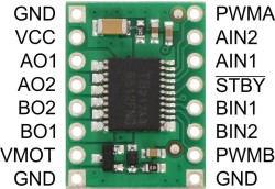 TB6612FNG Dual Motor Driver Carrier (Pololu) - Thumbnail