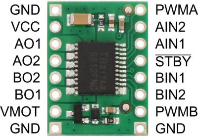 Pololu - TB6612FNG Dual Motor Driver Carrier (Pololu) (1)