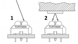 TCRT5000 Genuine Optocoupler - Thumbnail