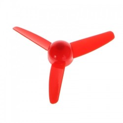 Three Leaf Propeller 8cm Diameter Red - Ø80mm - Thumbnail