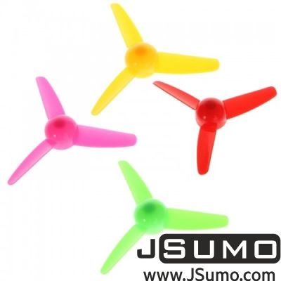 Jsumo - Three Leaf Propeller 8cm Diameter Red - Ø80mm (1)