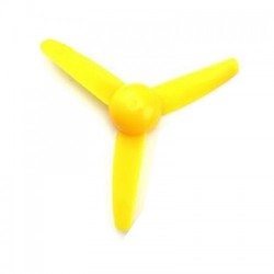 Three Leaf Propeller 8cm Diameter Yellow - Ø80mm - Thumbnail