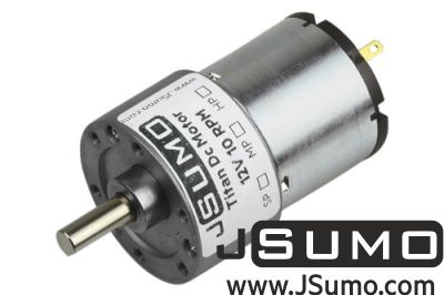 Jsumo - Titan 12V 10 Rpm Geared Dc Motor