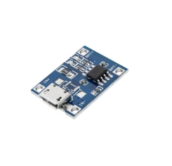 TP4056 - 3.7V 1A LiPo Battery Charging Module with Micro USB Input - Thumbnail