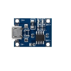 TP4056 - 3.7V 1A LiPo Battery Charging Module with Micro USB Input - Thumbnail