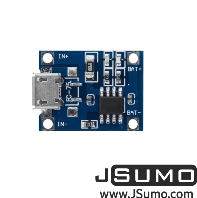  - TP4056 - 3.7V 1A LiPo Battery Charging Module with Micro USB Input (1)