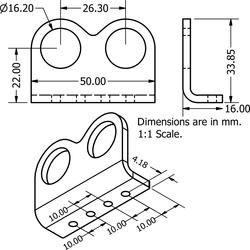 Ultrasonic Sensor Bracket - Thumbnail
