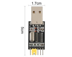 USB 2.0 to TTL 6 Pin CH340G Converter Module - Thumbnail