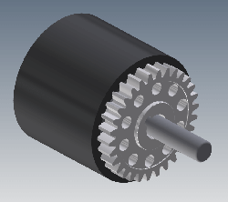 Spur Gear (1 Module, 25.4P - 30 Tooth) - Thumbnail