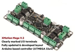 XMotion Mega V2 (30A x 2, All In One Controller with Arduino MCU - BLACK) - Thumbnail