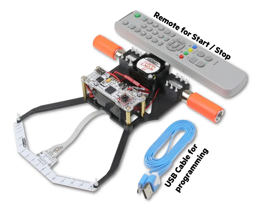 XPULSE Advanced Line Follower Robot (Assembled, 16 Sensored with Start Stop Module & Fan, PD Control) - Thumbnail