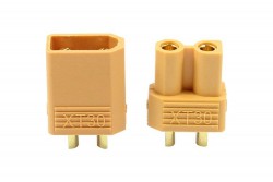 XT30 30A Plug Lipo Battery Connector Set (Female-Male) - Thumbnail