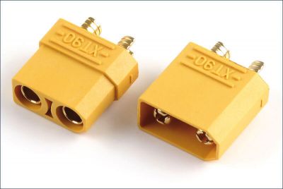 Jsumo - XT90 High Current Connectors (Pair - Female Male) (1)